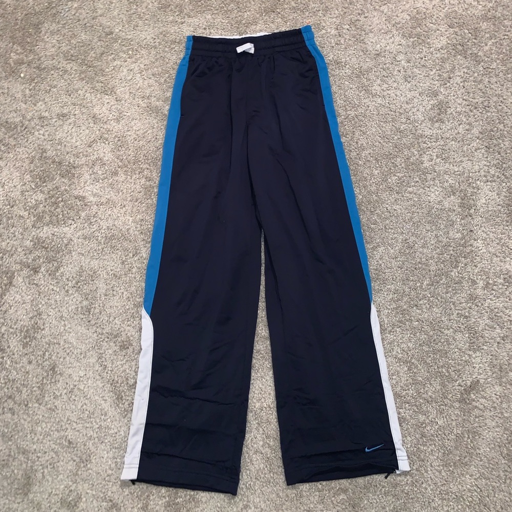Nike Boys Blue & White Sweatpants size L - Picture 2 of 6